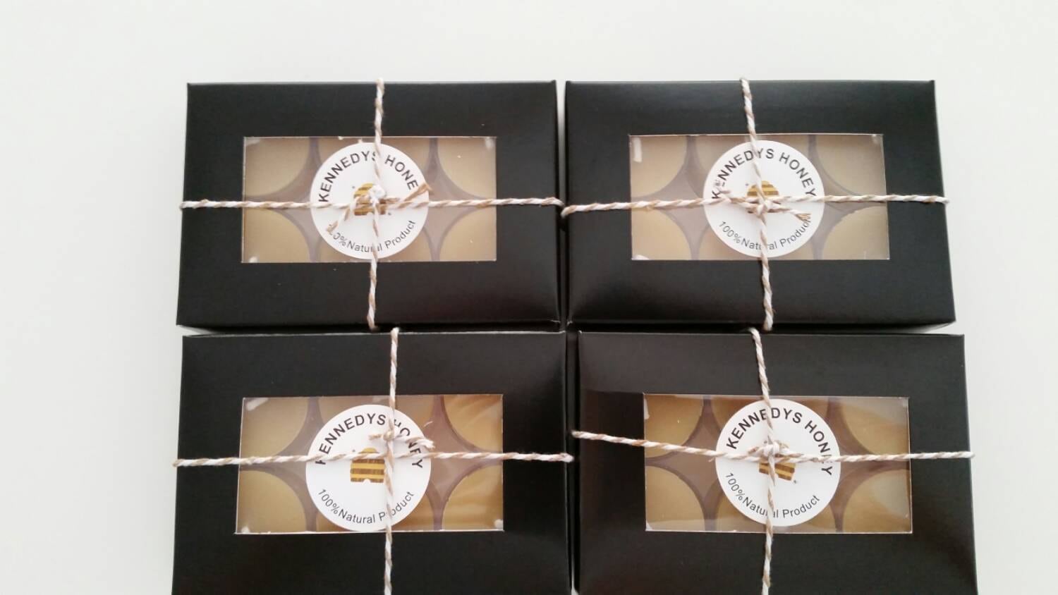 100 Australian Beeswax Tealight Candles Set of 6 Etsy