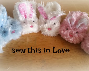 bunny slippers ,slippers, bunny, Easter, baby, coming home, adult, children, fluffy