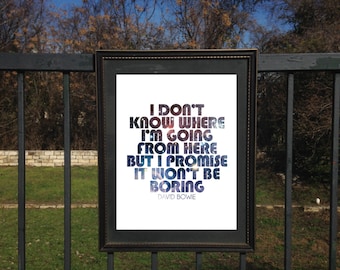 Cytat Davida Bowiego z kosmosu