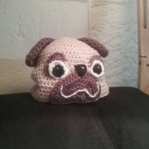 Pug beanie and pug booties puppy all sizes.