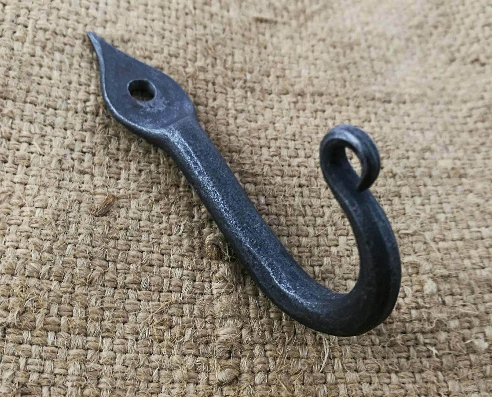 Coat Hooks Set of 5. Hand Forged From Mild Steel. | Etsy