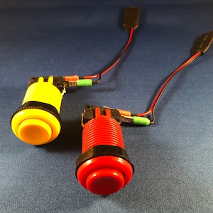USB Arcade Style Button with USB Cable