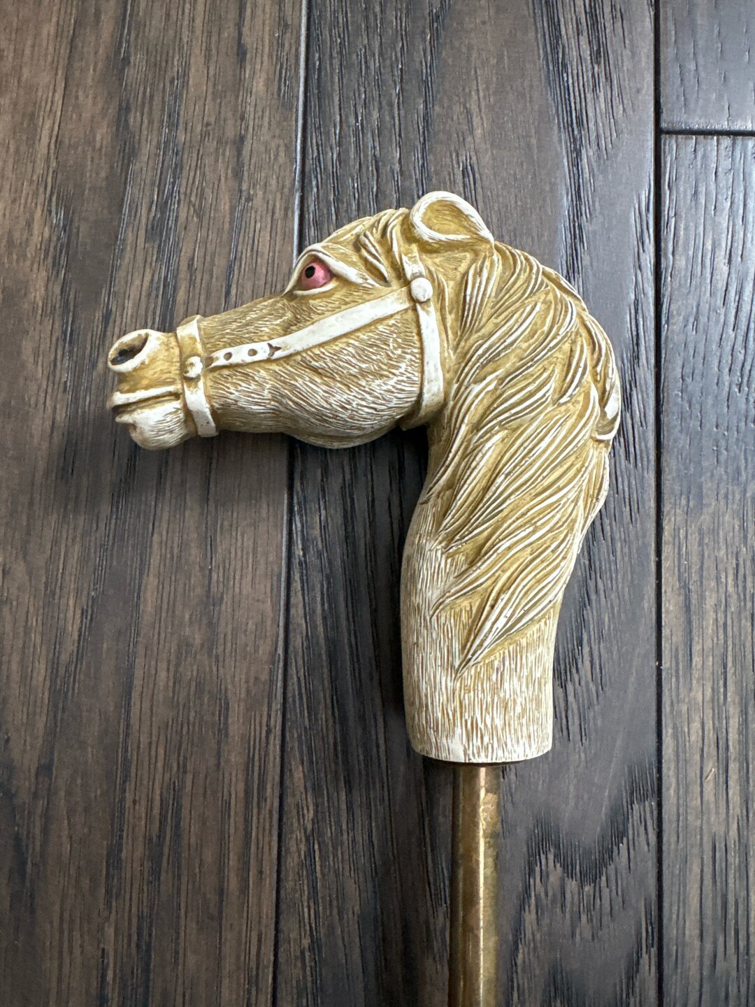 Vintage Brass Horse Head Shoe Horn Kentucky Derby Equestrian Dapper Etsy