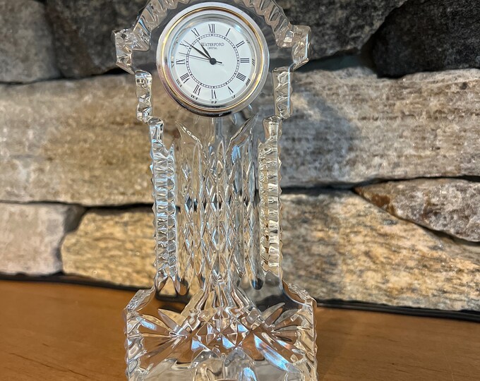 Vintage Waterford Crystal grandfather Clock Ireland Etsy