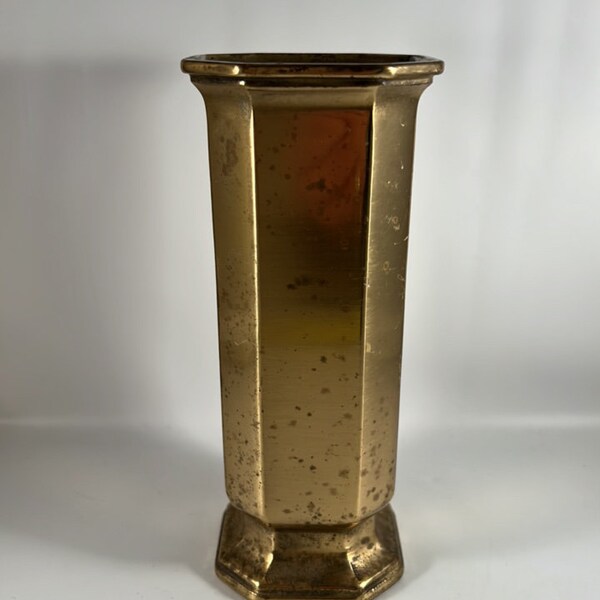 Brass Vase Made in Italy Etsy