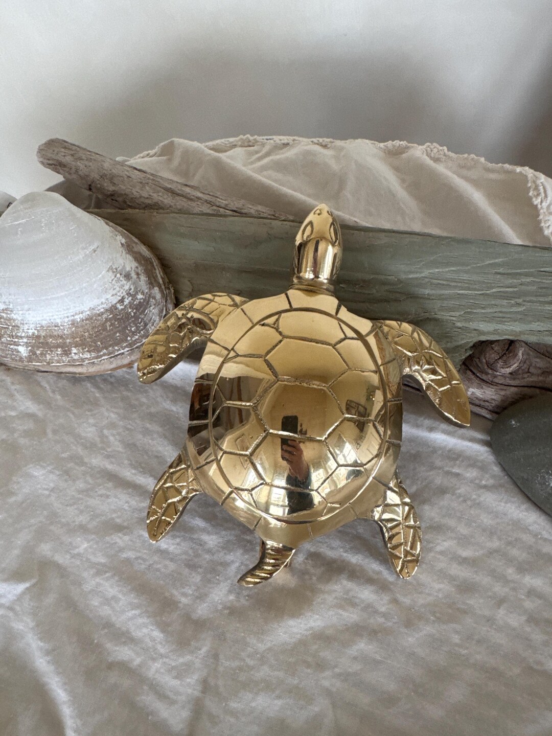 Vintage Brass Sea Turtle Door Knocker | Nautical | Doorknocker - Etsy
