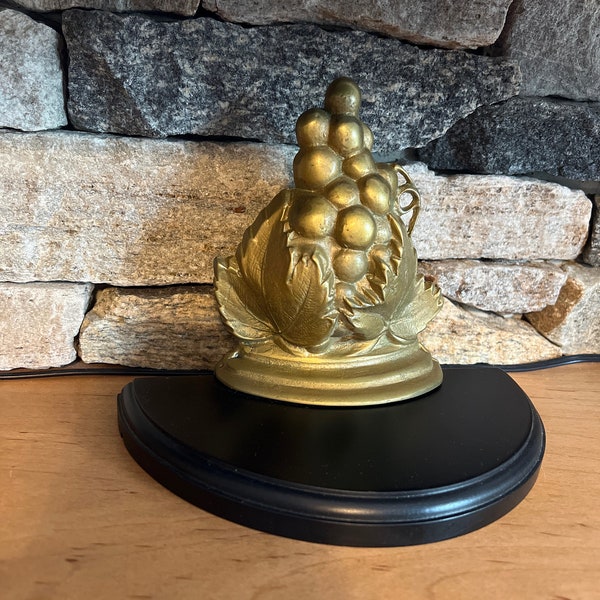 Vintage Brass Pineapple Bookend | Door Stop | Decor | Antique | Unique