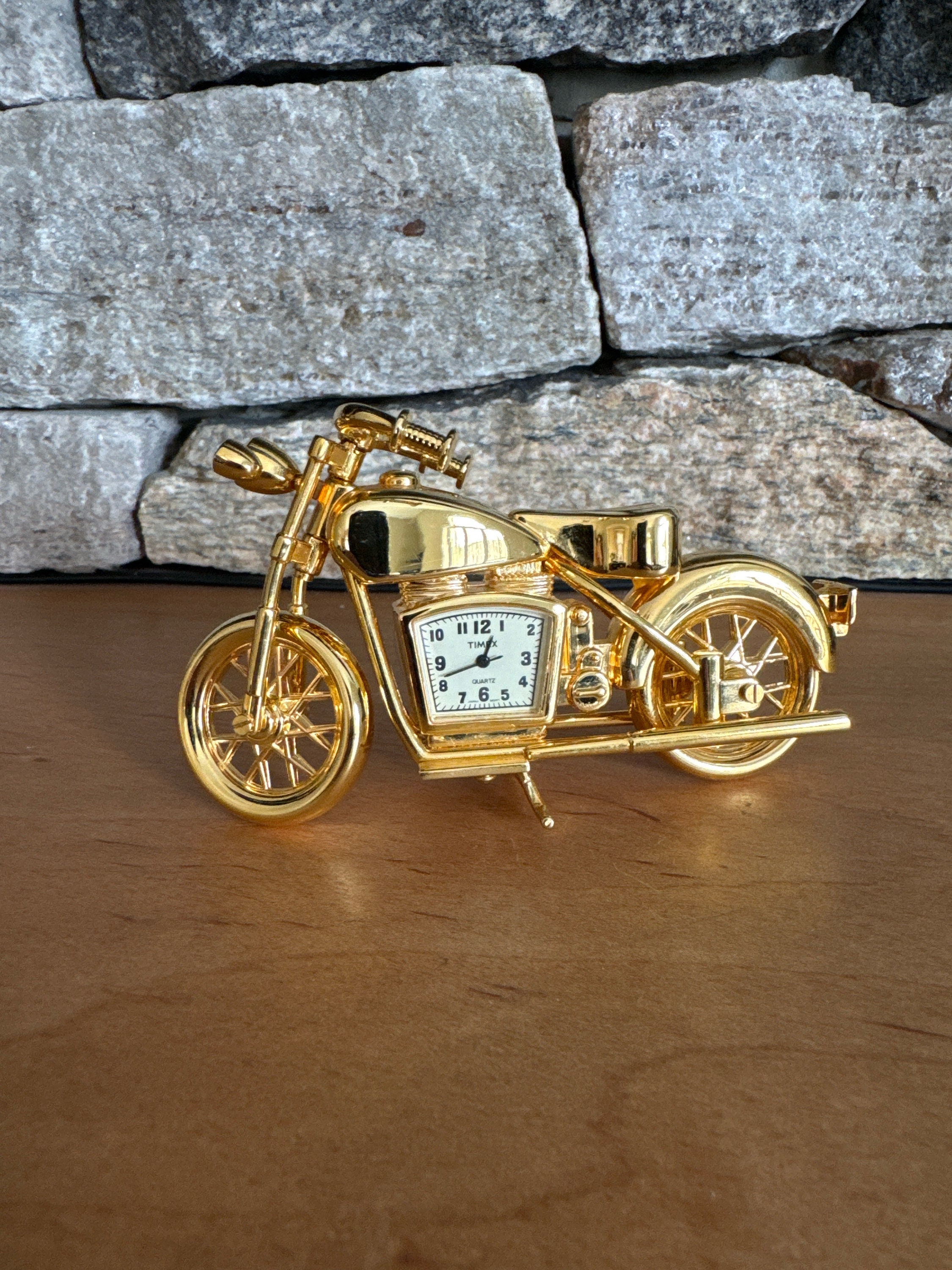 TIMEX コレクティブル ミニクロック バイク型 Timex Collectible Motor Cycle Mini-Clock. | eBay