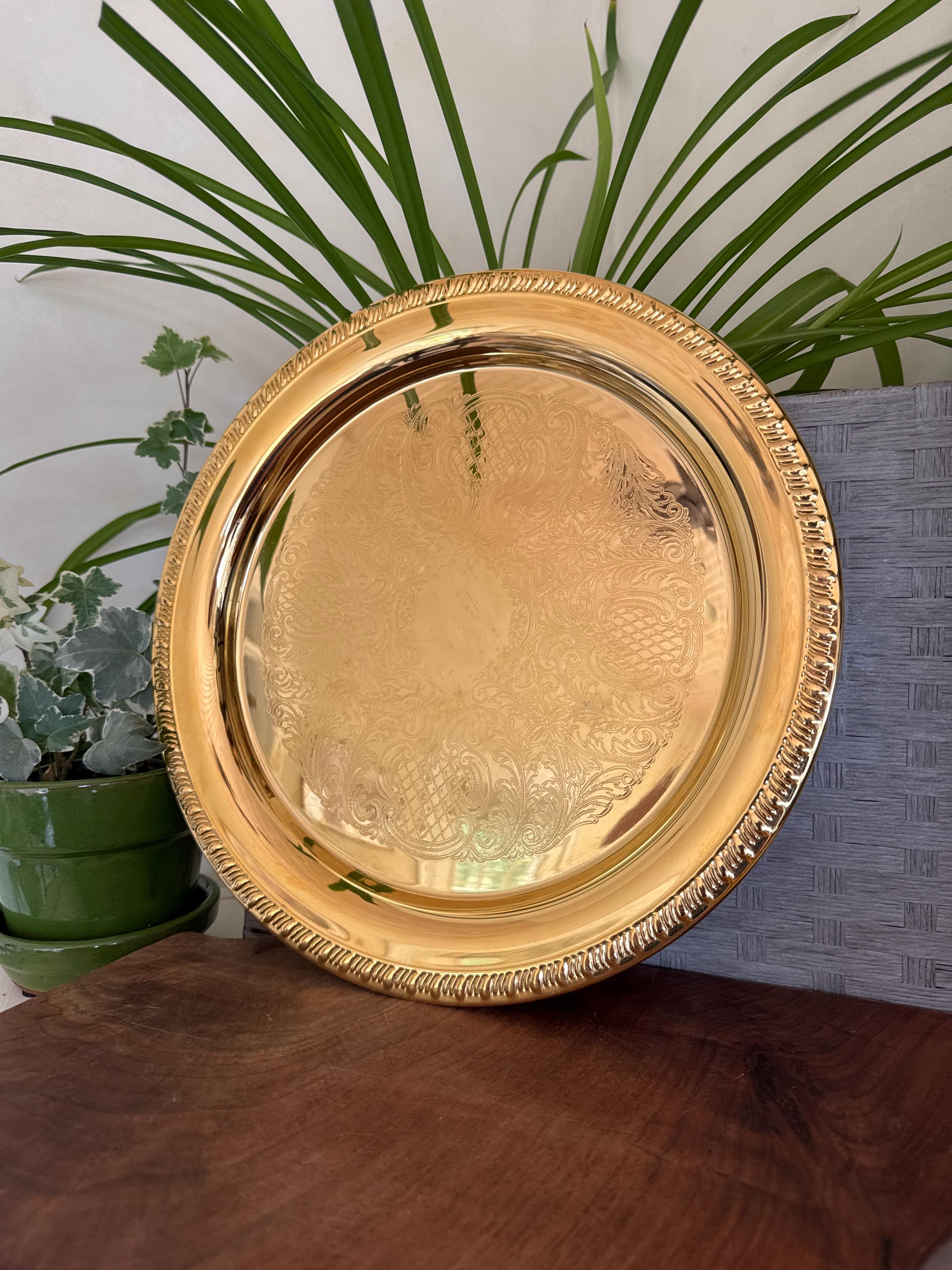 Leonard Silver Serving Tray - Etsy