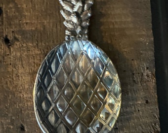 Vintage Silver Plated Pineapple Dish | Jewelry Holder | Soap Dish | Home Decor