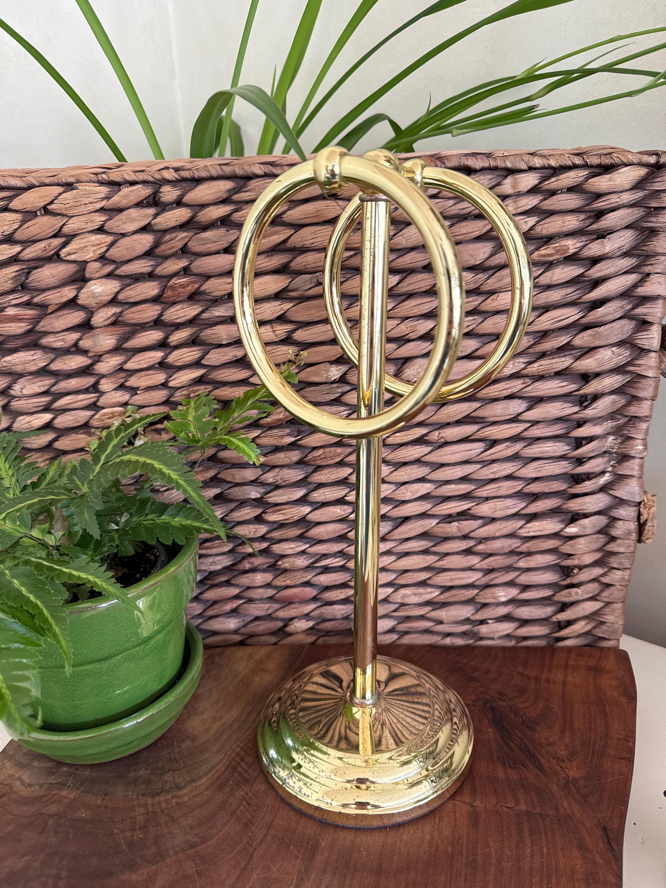 Free Standing Hand Towel Holder Antique Vintage Towel Stand