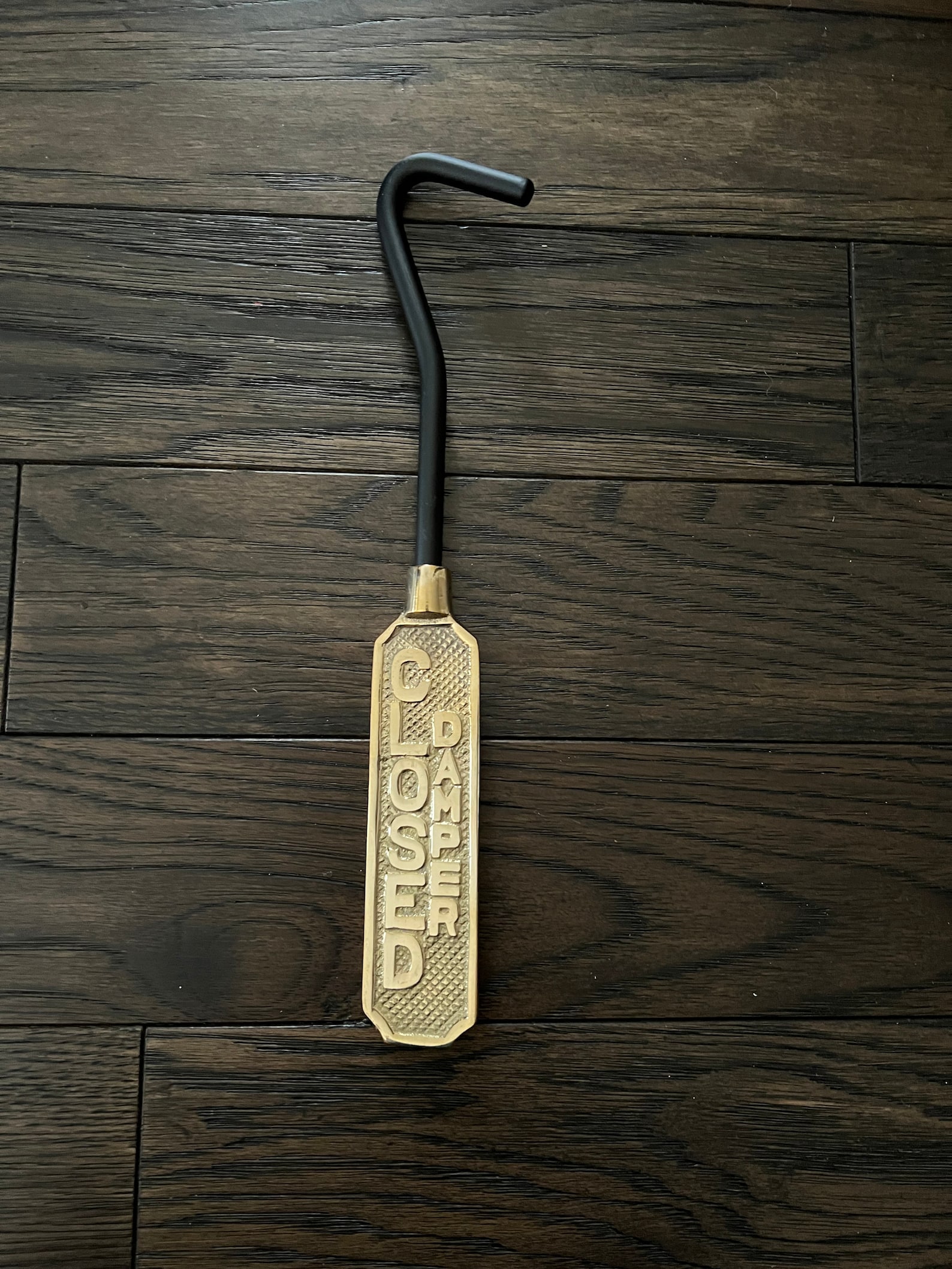 Vintage Brass Damper Open Closed Hook Sign - Etsy