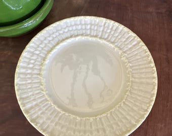 Vintage Irish Belleek Small Plate | Unique Set for Serving at Tea Time | Elegant Gift | Irish Replacement Piece | Green Mark “Limpet”