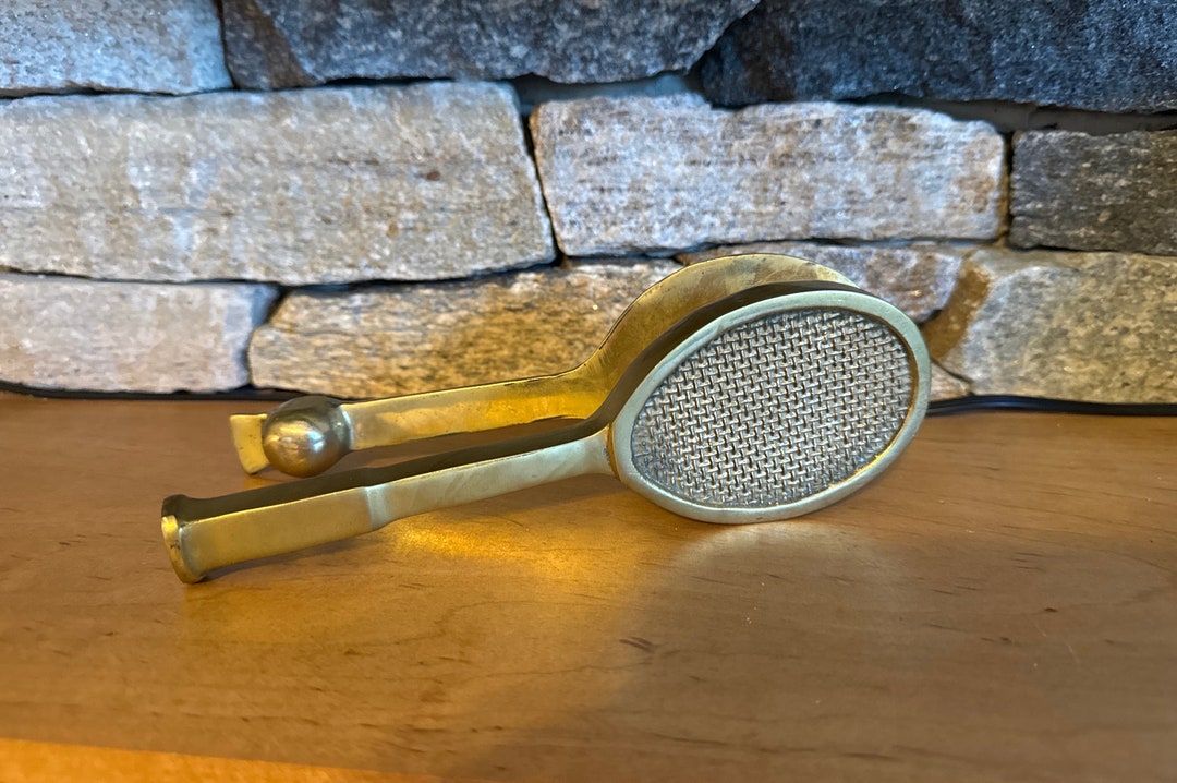 Vintage Brass Tennis Racket Door Knocker | Sports | Club ...