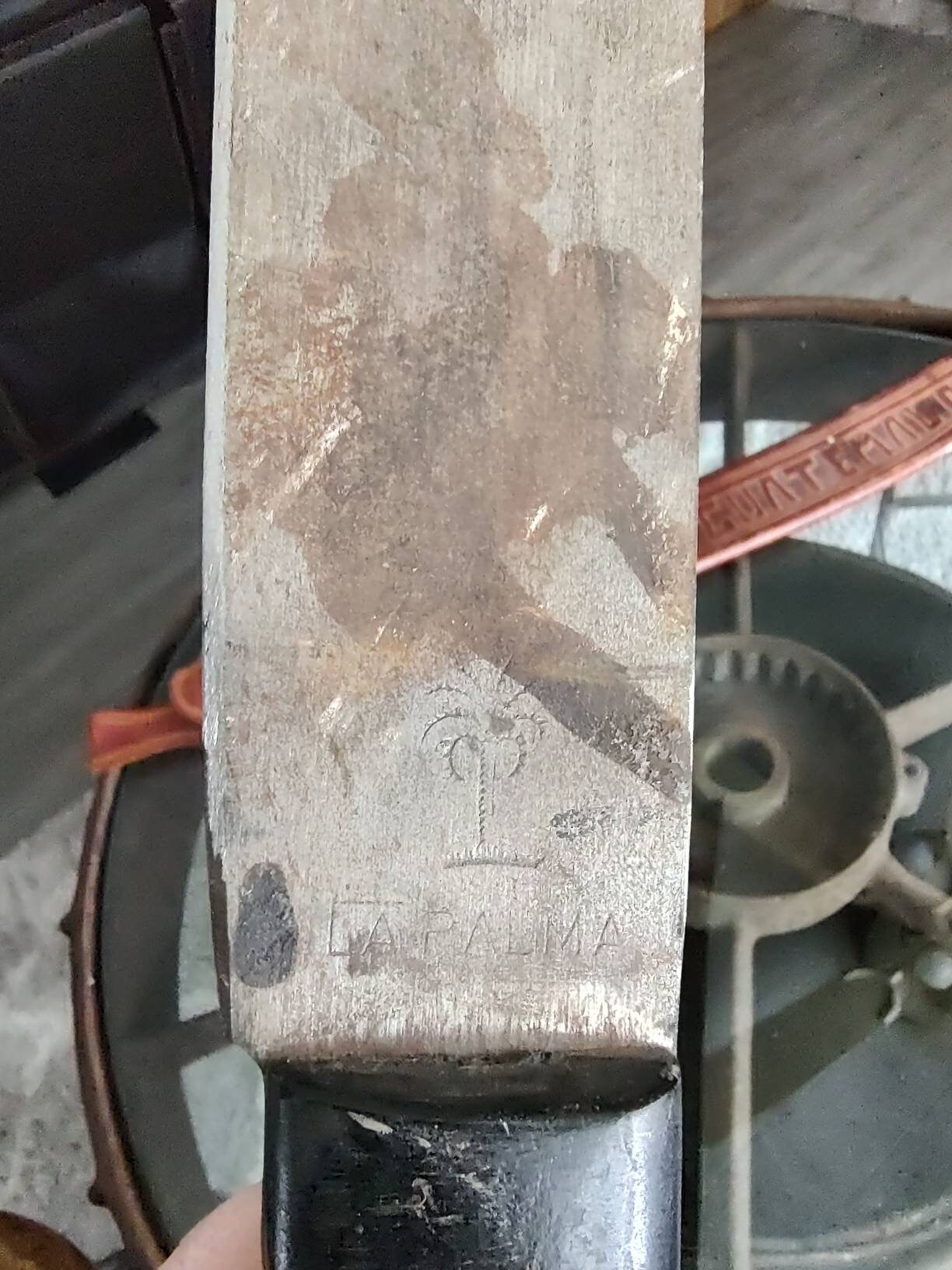 Vintage Palma La Matcha Machete With Original Leather Sheath, Guatamala