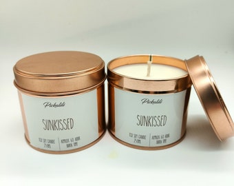 Sunkissed Ecosoy Candle|Soy Candle|Toxic Free|Cruelty Free|Vegan|Handmade|handpoured|summer scents|Sun cream|Gifts|Home decor|Lifestyle|