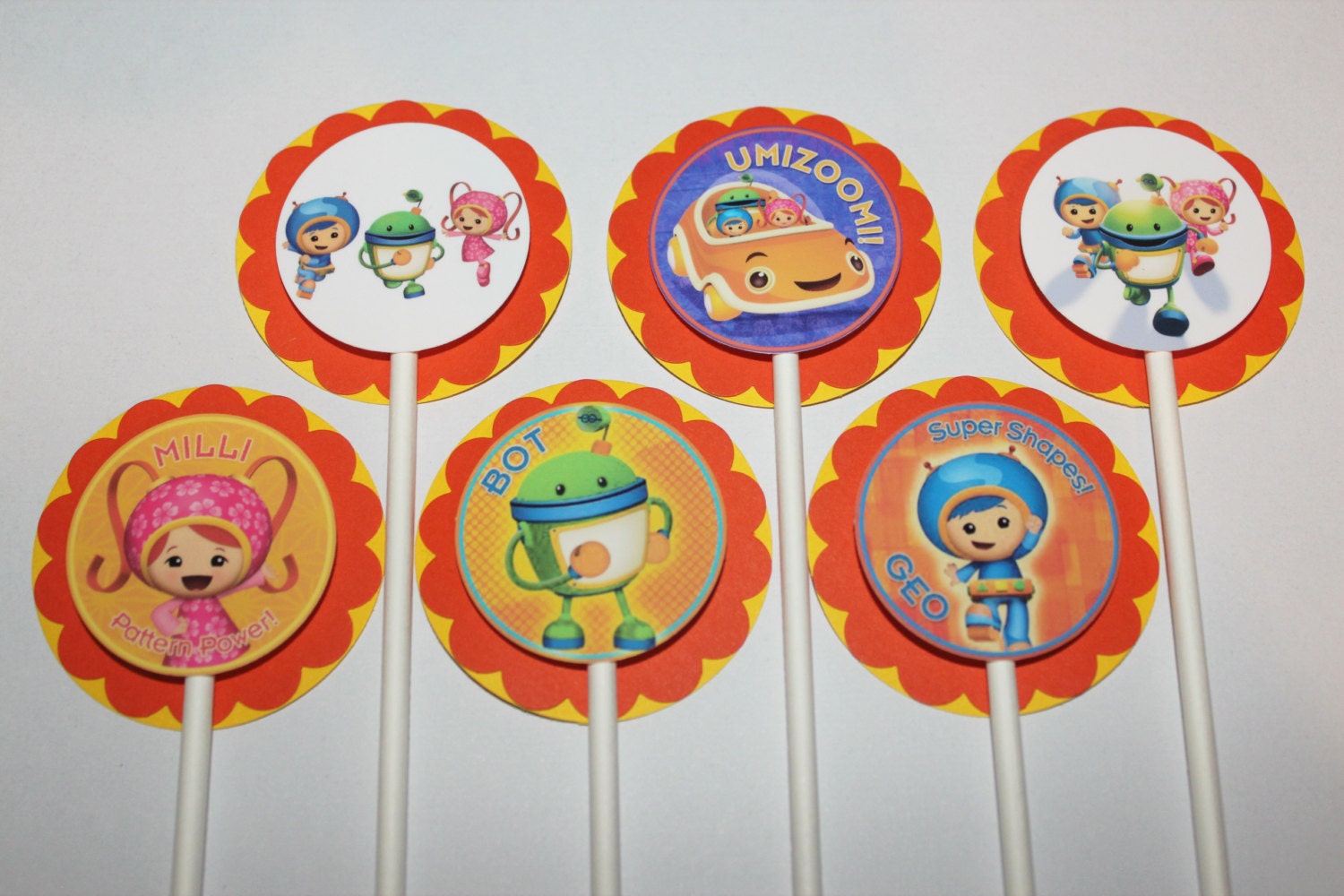 12 Team Umizoomi Cupcake Toppers 12 Count Cake Toppers Etsy