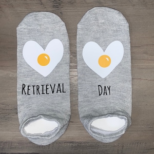 Retrieval Day Socks (IVF/IUI/TTC Fertility Socks Apparel/Accessories)