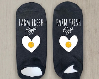 Farm Fresh Eggs Socks (IVF/IUI/TTC Fertility Retrieval Socks Apparel/Accessories)