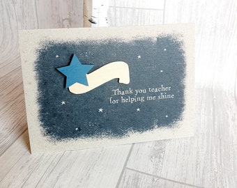 Teacher's gifts, thank you teacher card, Teacher end of year card, Grateful Gifts, Thank You Gift, Thank you Card, Greeting Cards, Cards