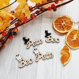 Halloween Decorations, Halloween Decor, Halloween Placement Names. Wedding Decor, Themed Decor, Halloween Themed, Party Decor, Holiday Decor