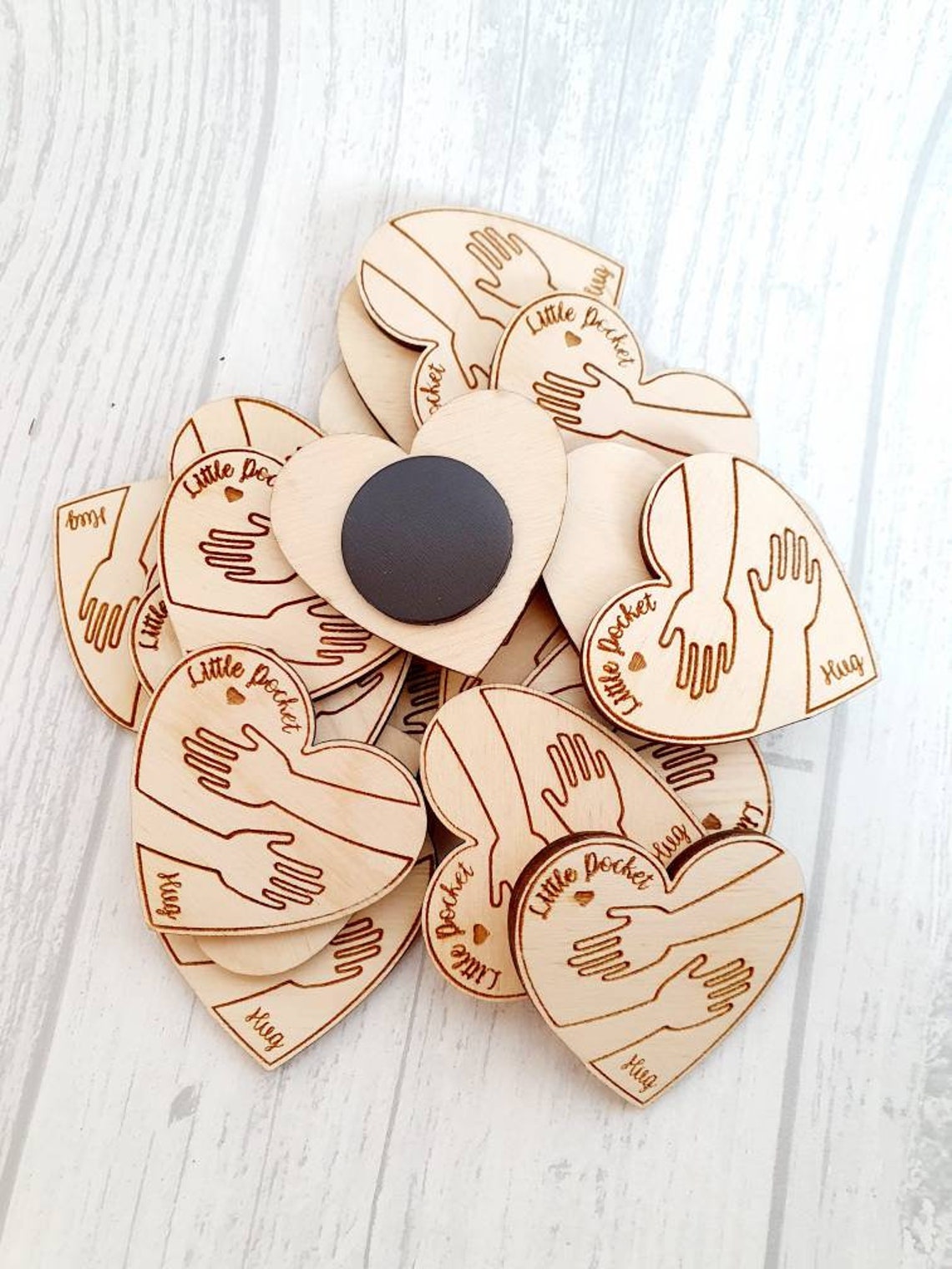 Pocket Hug Little Pocket Hugs Wooden Pocket Hugs Wooden Etsy UK