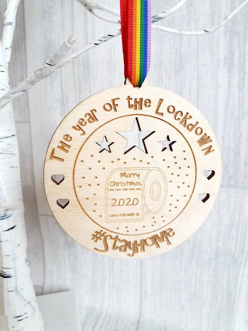 Lockdown Christmas bauble keepsake bauble christmas Etsy