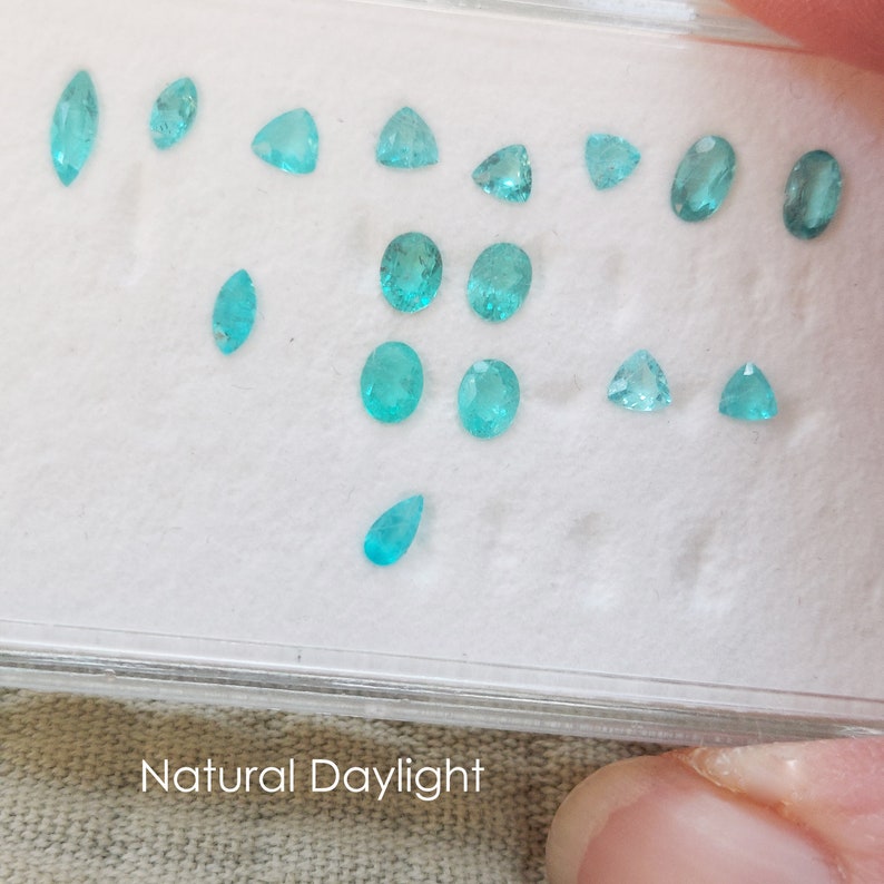 Brazilian Paraiba Tourmalines Loose Gems for Custom Jewelry Design Sold Individually image 3