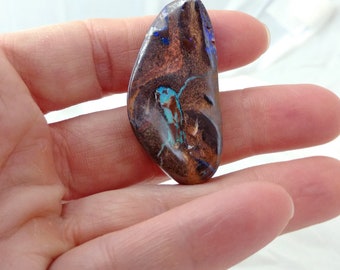 Australian Yowah Opal Cabochon for a Custom Design Pendant