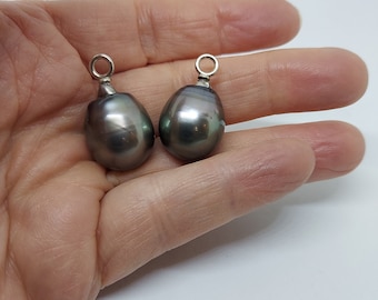 Big Baroque 16mm Tahitian Cultured Pearl Earring Dangles To Wear Multiple Ways