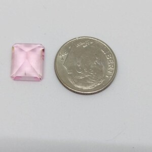 Emerald Cut 3.62ct. Pink Morganite Loose Gem for a Custom Ring or Pendant image 4