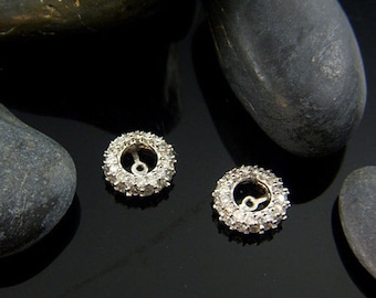 Diamond Double Row Halo Earring Jackets