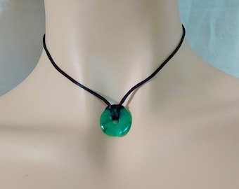 Bright Green Burmese Jadeite Pi Pendant with GIA Report