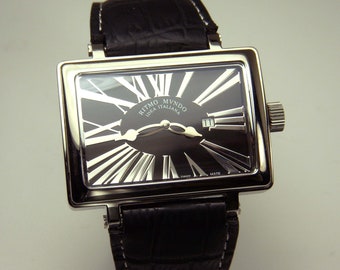 Ritmo Mundo "Cortina" Wristwatch- Black