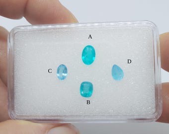 Brazilian Paraiba Tourmalines Unset Gems for Custom Design