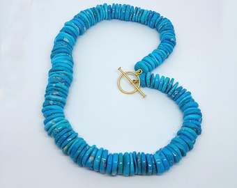 Turquoise Collar Necklace SB Mine, Arizona