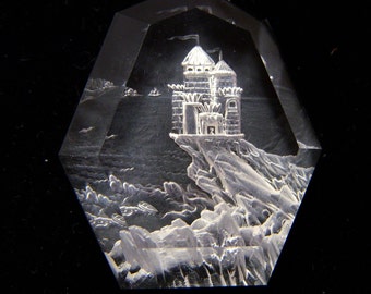 Amazing Carved Quartz Gem of a Castle by the Ocean