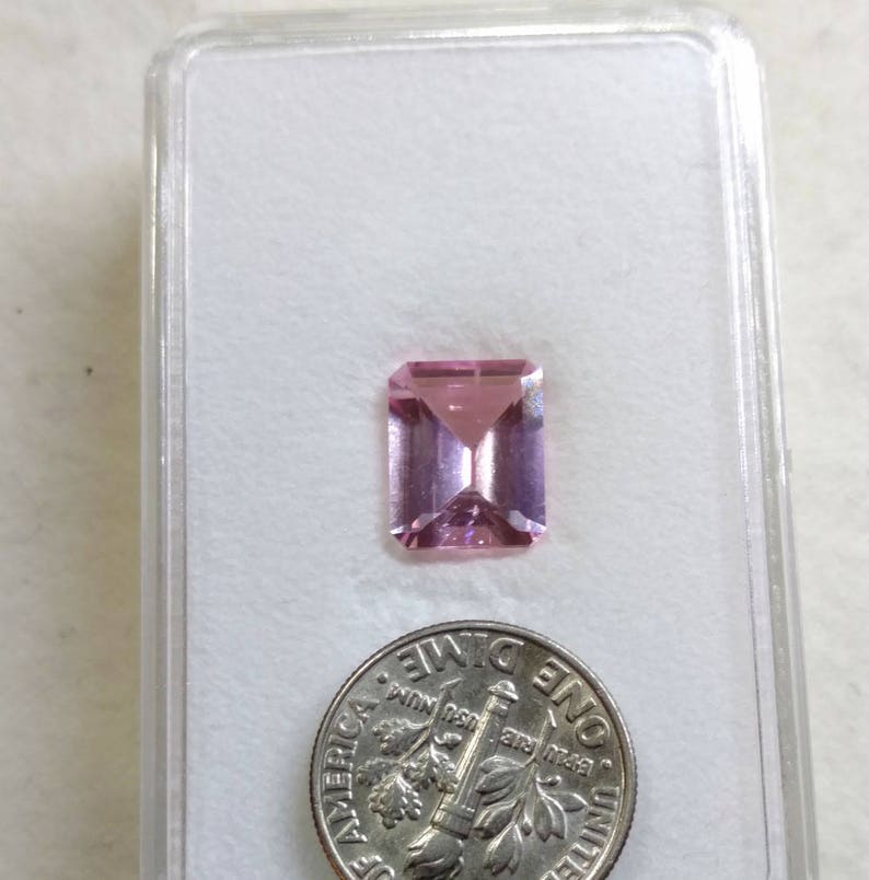 Emerald Cut 3.62ct. Pink Morganite Loose Gem for a Custom Ring or Pendant image 5