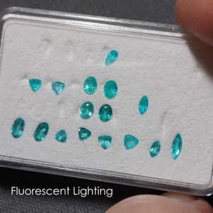 Brazilian Paraiba Tourmalines Loose Gems for Custom Jewelry Design Sold Individually image 4