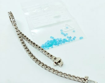 Brazilian Paraiba Tourmaline Tennis Bracelet, Special Order