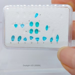 Brazilian Paraiba Tourmalines Loose Gems for Custom Jewelry Design Sold Individually image 1