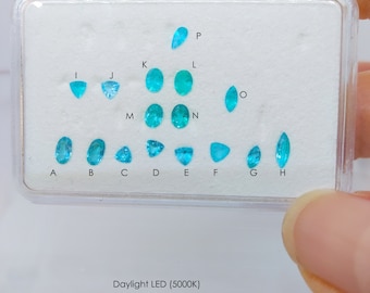 Brazilian Paraiba Tourmalines Loose Gems for Custom Jewelry Design (Sold Individually)