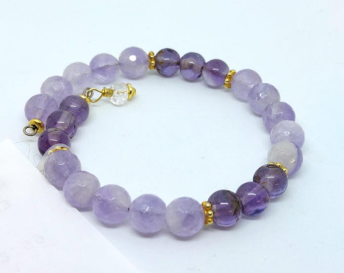 Featured listing image: Pastel Amethyst Flex Bracelet