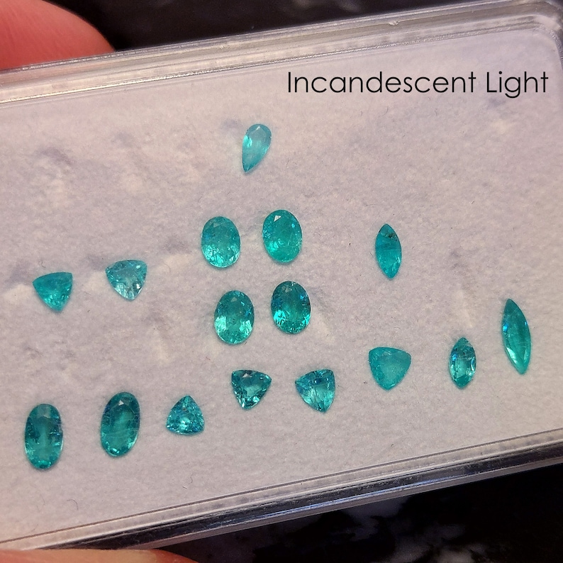 Brazilian Paraiba Tourmalines Loose Gems for Custom Jewelry Design Sold Individually image 2