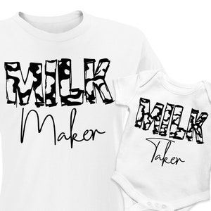 Milk Maker SVG, Milk Taker SVG, SVG Bundle, Funny Breastfeeding svg, Breastfeeding svg, Mom life svg, png, Cut File For Cricut