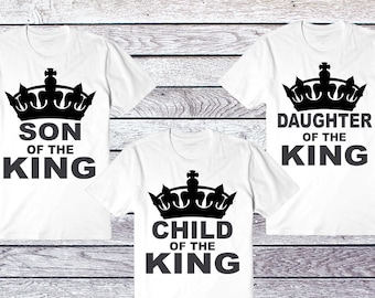 Christian Family Easter SVG, Child of the King SVG, Daughter of the King SVG, Digital Download