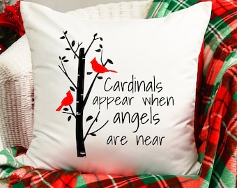 Angel Tree SVG, Cardinals Appear SVG, Cardinal SVG, Grief Tree Printable, Digital Cut File, Instant Download, Svg, Dxf, Jpg, Eps, Png