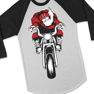 Moto Babbo Natale PNG, Babbo Natale PNG, Natale PNG, Babbo Natale su Moto clipart