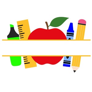 Escuela monograma SVG