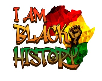 Black History Month PNG: Africa Fist Sublimation Design (Digital Download)